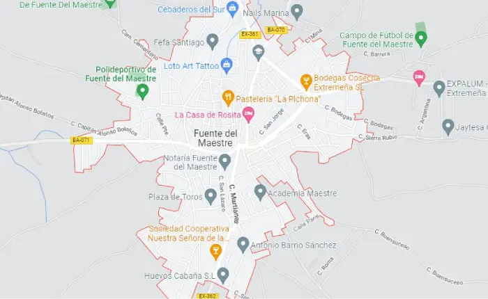 Gestión de alquiler turistico en Fuente del Maestre